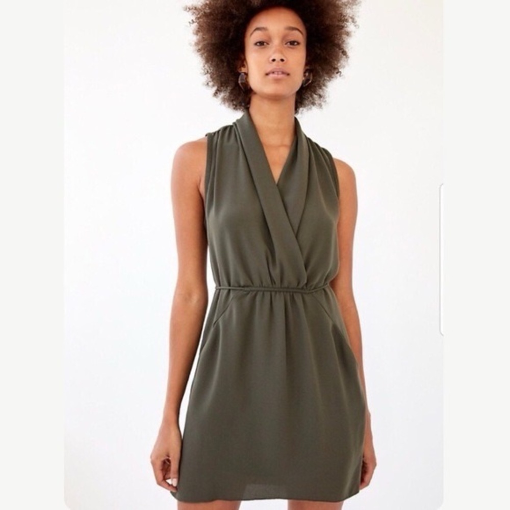 4. Wilfred Grey Sabine Sleeveless Dress